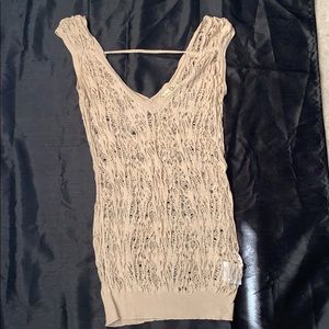 Guess tank top, crotchet, size large